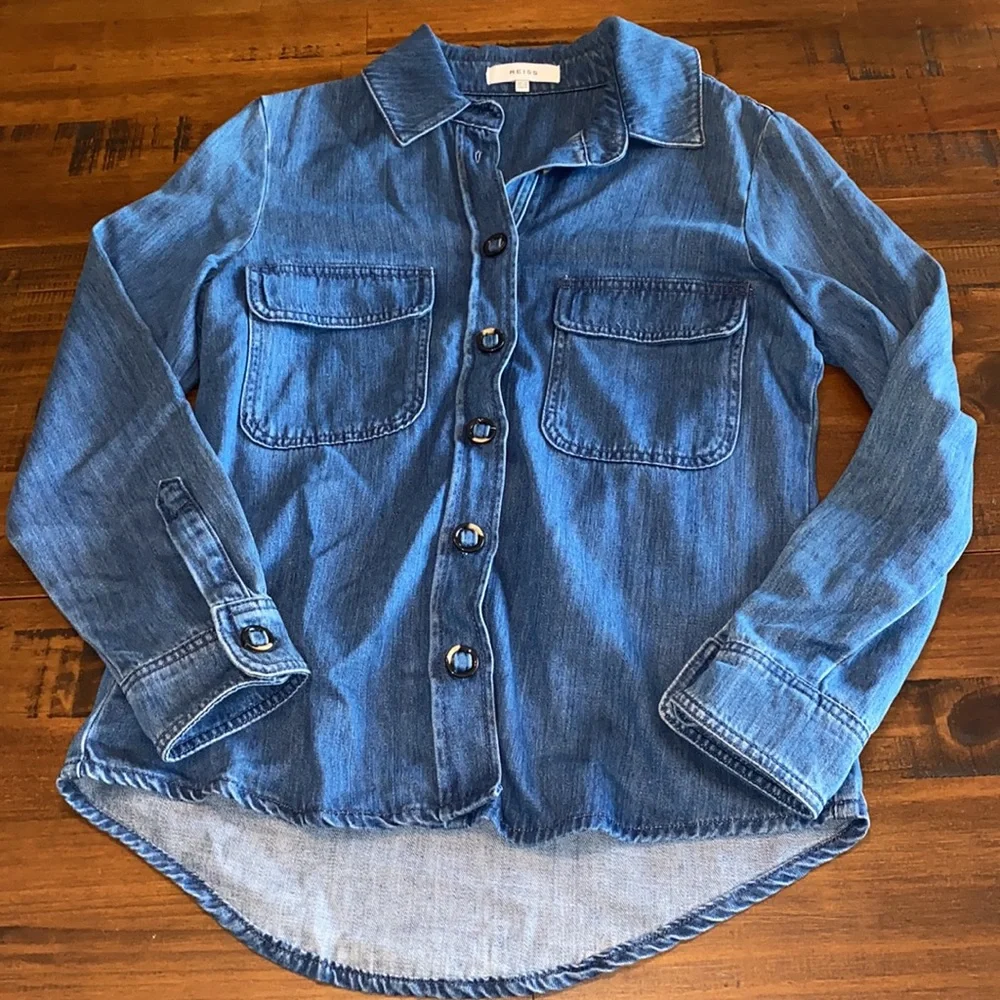 Reiss Denim Shirt - Picture 2 of 7